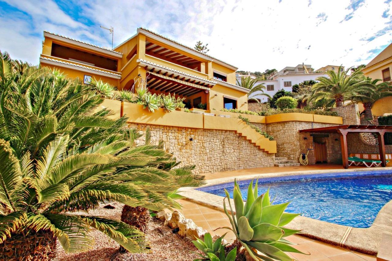 El Portet - Beachfront Holiday Home With Private Pool In Moraira Extérieur photo