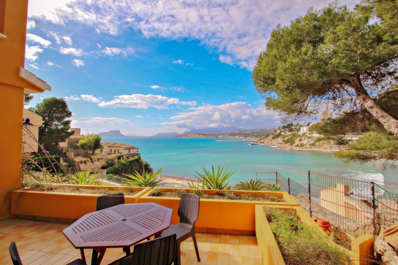 El Portet - Beachfront Holiday Home With Private Pool In Moraira Extérieur photo