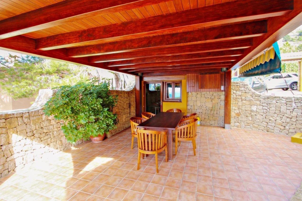 El Portet - Beachfront Holiday Home With Private Pool In Moraira Extérieur photo