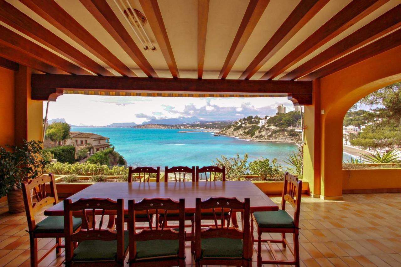 El Portet - Beachfront Holiday Home With Private Pool In Moraira Extérieur photo